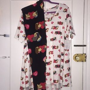 Lularoe outfit puppy love Large